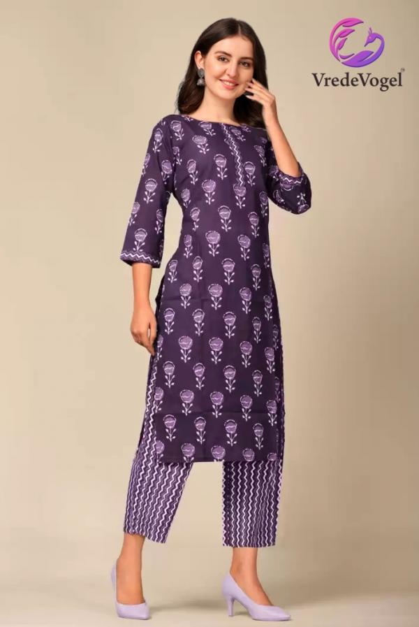 Saraa 2 Beautiful Cotton Printed Kurti With Pant 